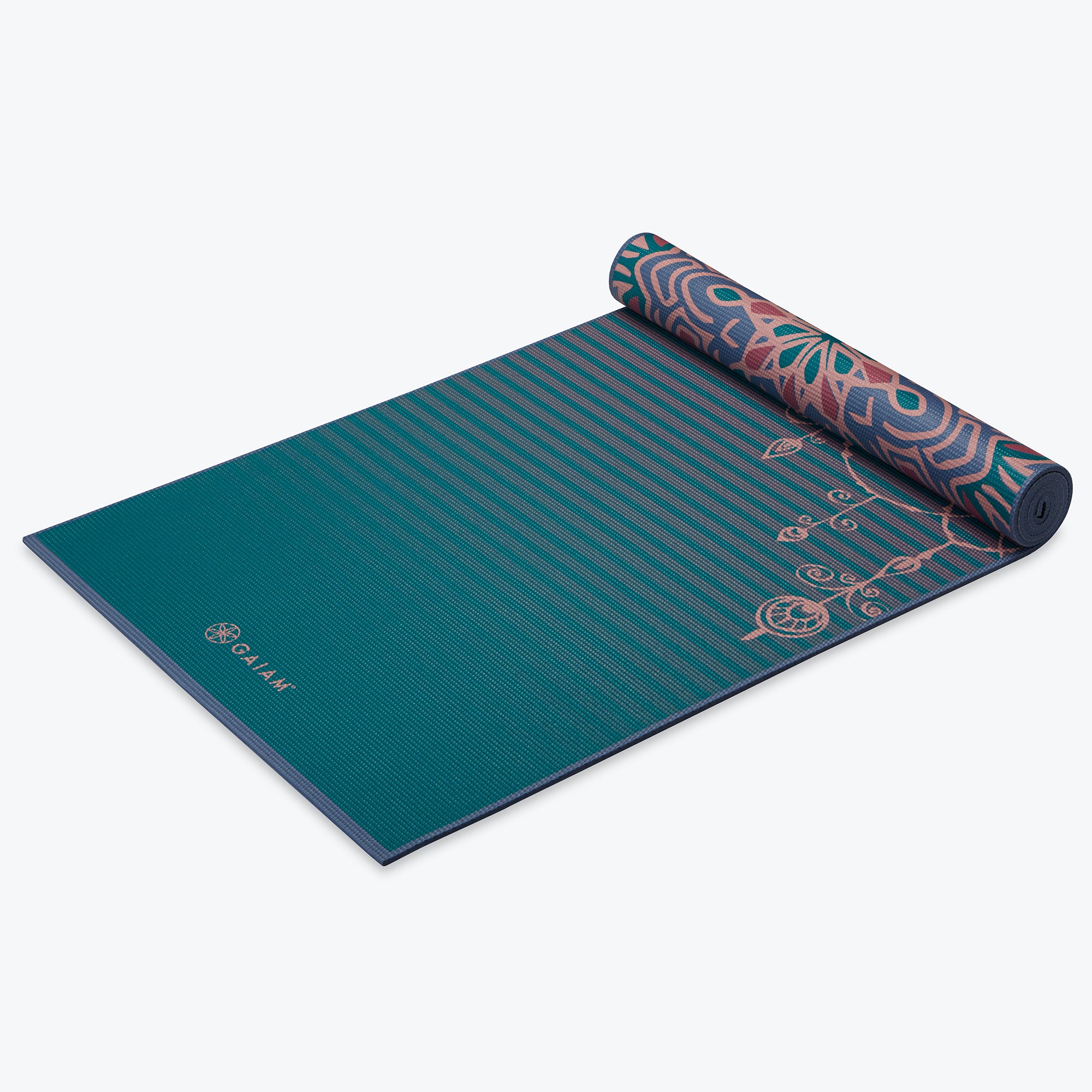 Premium Reversible Jade Salutation Yoga Mat (6mm) - Image 6