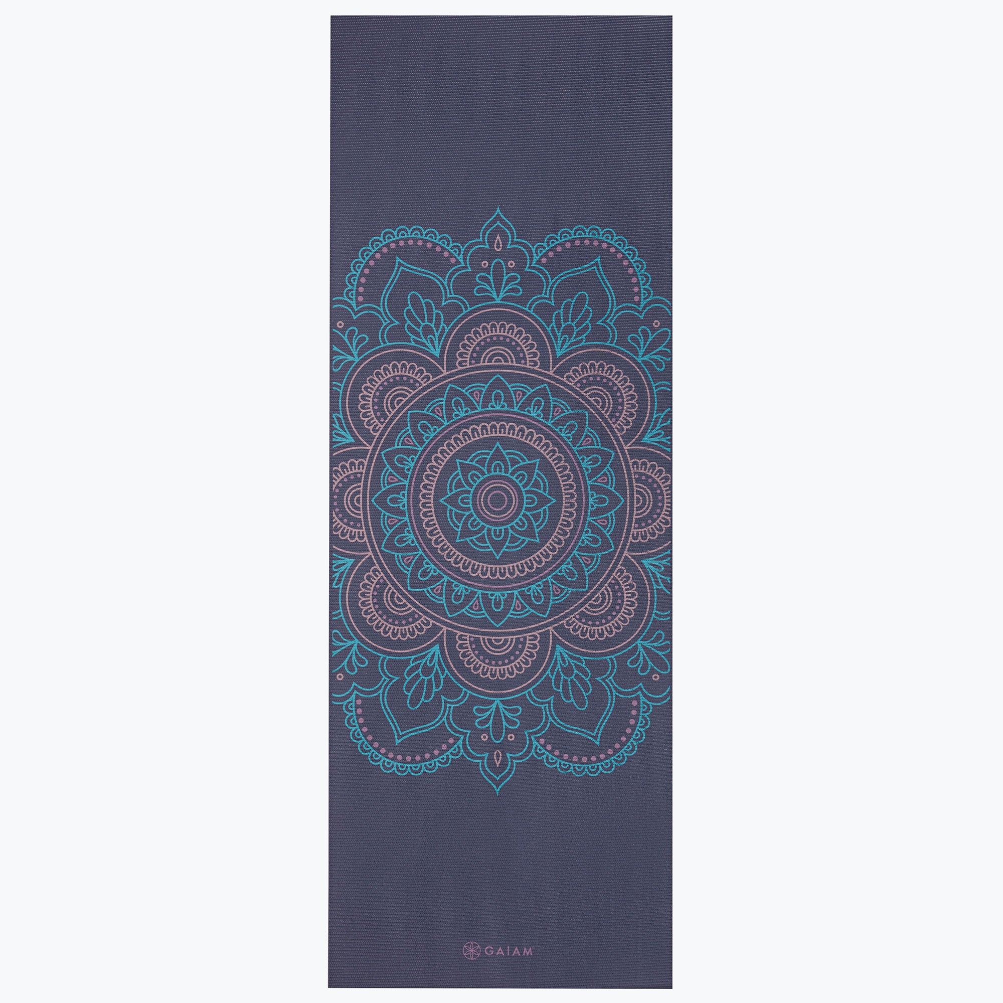 Premium Reversible Purple Illusion Yoga Mat (6mm) - Image 2