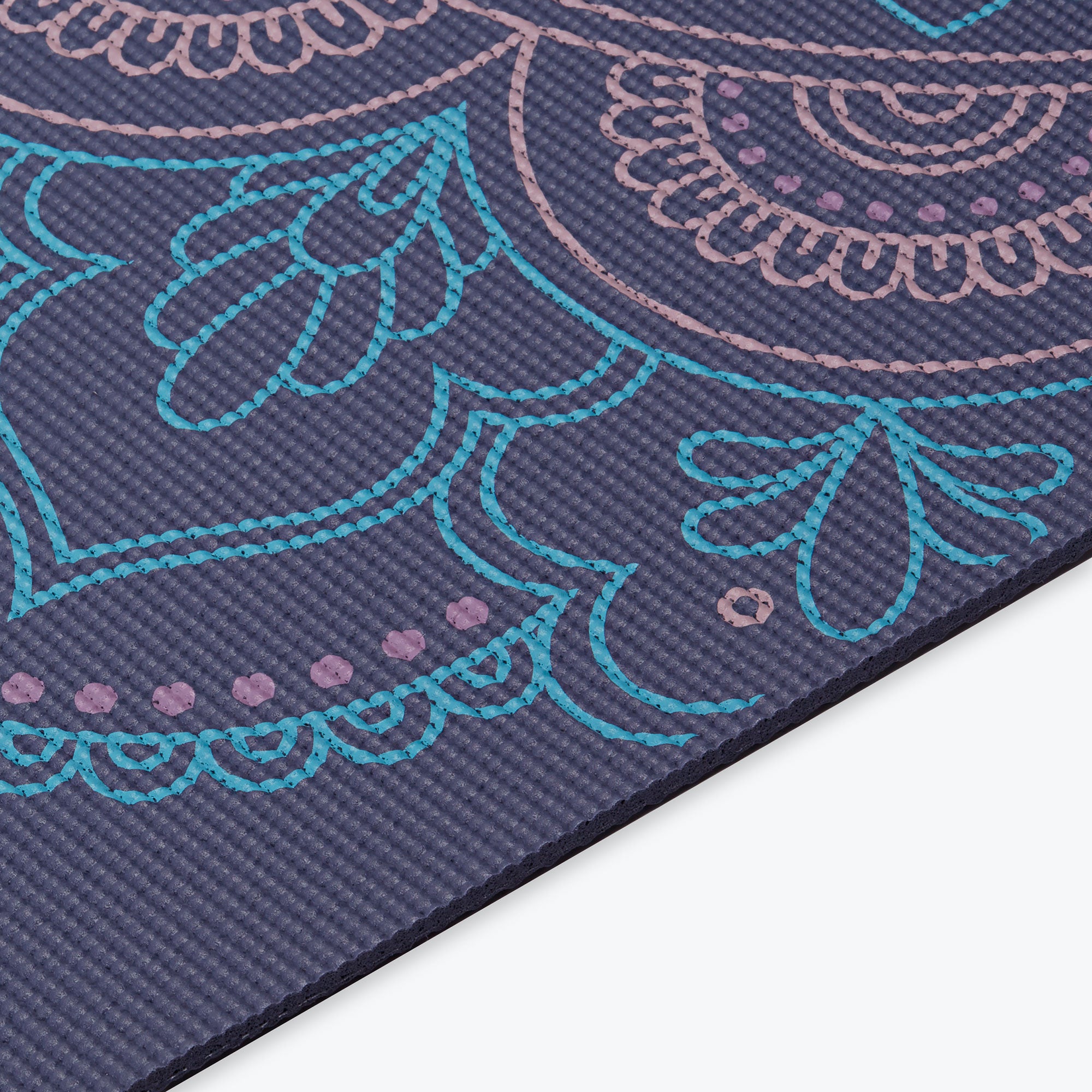 Premium Reversible Purple Illusion Yoga Mat (6mm) - Image 7