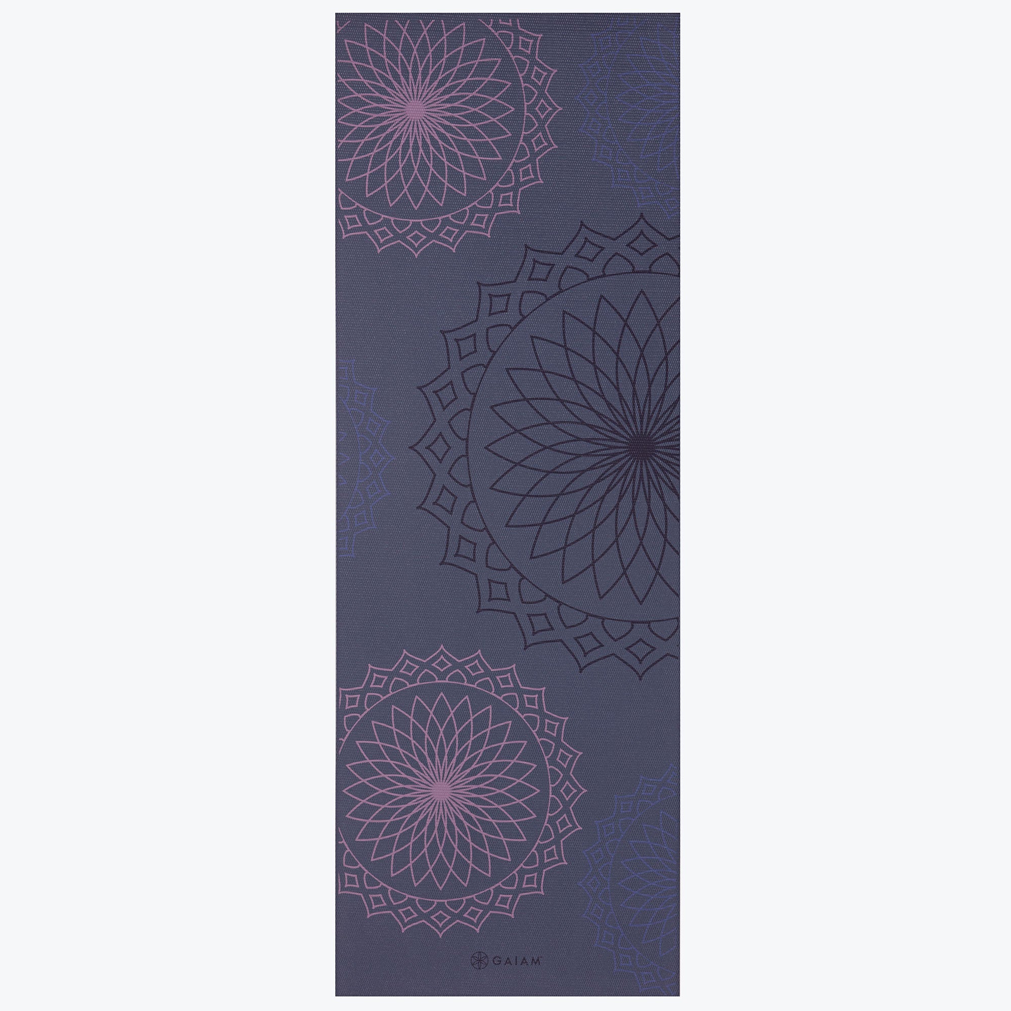 Premium Reversible Purple Illusion Yoga Mat (6mm) - Image 5